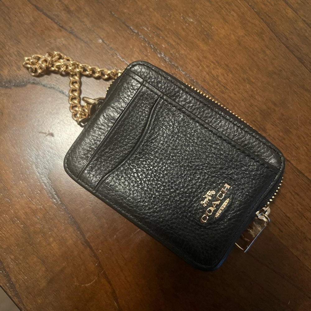 Mini coach wristlet